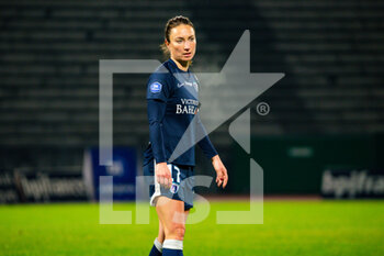2021-01-22 - Gaetane Thiney of Paris FC reacts during the Women's French championship D1 Arkema football match between Paris FC and Olympique Lyonnais on January 22, 2021 at Robert Bobin stadium in Bondoufle, France - Photo Melanie Laurent / A2M Sport Consulting / DPPI - PARIS FC AND OLYMPIQUE LYONNAIS - FRENCH WOMEN DIVISION 1 - SOCCER