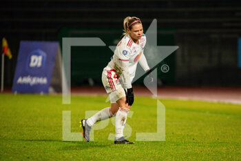 2021-01-22 - Eugenie Le Sommer of Olympique Lyonnais reacts during the Women's French championship D1 Arkema football match between Paris FC and Olympique Lyonnais on January 22, 2021 at Robert Bobin stadium in Bondoufle, France - Photo Melanie Laurent / A2M Sport Consulting / DPPI - PARIS FC AND OLYMPIQUE LYONNAIS - FRENCH WOMEN DIVISION 1 - SOCCER