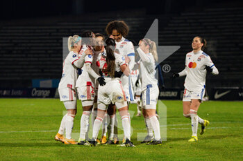 2021-01-22 - Wendie Renard of Olympique Lyonnais celebrates after scoring during the Women's French championship D1 Arkema football match between Paris FC and Olympique Lyonnais on January 22, 2021 at Robert Bobin stadium in Bondoufle, France - Photo Antoine Massinon / A2M Sport Consulting / DPPI - PARIS FC AND OLYMPIQUE LYONNAIS - FRENCH WOMEN DIVISION 1 - SOCCER