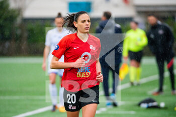 2021-02-06 - Laurie Teinturier of GPSO 92 Issy reacts during the Women's French championship, D1 Arkema football match between GPSO 92 Issy and ASJ Soyaux Charente on February 6, 2021 at Le Gallo stadium in Boulogne-Billancourt, France - Photo Melanie Laurent / A2M Sport Consulting / DPPI - GPSO 92 ISSY AND ASJ SOYAUX CHARENTE - FRENCH WOMEN DIVISION 1 - SOCCER