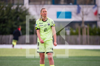 2021-02-13 - Lea Declercq of Dijon FCO reacts during the Women's French championship, D1 Arkema football match between GPSO 92 Issy and Dijon FCO on february 13, 2021 at Le Gallo stadium in Boulogne-Billancourt, France - Photo Melanie Laurent / A2M Sport Consulting / DPPI - GPSO 92 ISSY AND DIJON FCO - FRENCH WOMEN DIVISION 1 - SOCCER