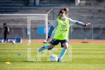 2021-03-06 - Melike Pekel of Le Havre AC warms up ahead of the Women's French championship D 1 Arkema football match between FC Fleury 91 and Le Havre AC on March 6, 2021 at Robert Bobin stadium in Bondoufle, France - Photo Antoine Massinon / A2M Sport Consulting / DPPI - FC FLEURY 91 AND LE HAVRE AC - FRENCH WOMEN DIVISION 1 - SOCCER