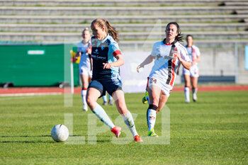 2021-03-06 - Anna Bjork Kristjansdottir of Le Havre AC controls the ball during the Women's French championship D 1 Arkema football match between FC Fleury 91 and Le Havre AC on March 6, 2021 at Robert Bobin stadium in Bondoufle, France - Photo Antoine Massinon / A2M Sport Consulting / DPPI - FC FLEURY 91 AND LE HAVRE AC - FRENCH WOMEN DIVISION 1 - SOCCER