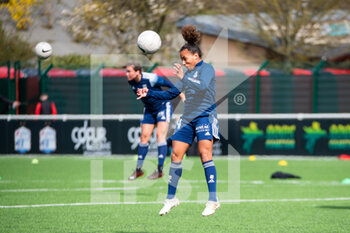 2021-03-27 - Ines Jaurena of FC Girondins de Bordeaux warms up ahead of the Women's French championship D1 Arkema football match between FC Fleury 91 and Girondins de Bordeaux on March 27, 2021 at Walter Felder stadium in Fleury Merogis, France - Photo Melanie Laurent / A2M Sport Consulting / DPPI - FC FLEURY 91 AND GIRONDINS DE BORDEAUX - FRENCH WOMEN DIVISION 1 - SOCCER