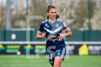 2021-03-27 - Eve Perisset of FC Girondins de Bordeaux reacts during the Women's French championship D1 Arkema football match between FC Fleury 91 and Girondins de Bordeaux on March 27, 2021 at Walter Felder stadium in Fleury Merogis, France - Photo Melanie Laurent / A2M Sport Consulting / DPPI - FC FLEURY 91 AND GIRONDINS DE BORDEAUX - FRENCH WOMEN DIVISION 1 - SOCCER