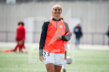 2021-04-17 - Morgane Nicoli of Montpellier Herault Sport Club warms up ahead of the Women's French championship D1 Arkema football match between GPSO 92 Issy and Montpellier HSC on April 17, 2021 at Le Gallo stadium in Boulogne-Billancourt, France - Photo Antoine Massinon / A2M Sport Consulting / DPPI - GPSO 92 ISSY VS MONTPELLIER HSC - FRENCH WOMEN DIVISION 1 - SOCCER