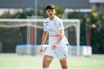 2021-04-17 - Elisa De Almeida of Montpellier Herault Sport Club reacts during the Women's French championship D1 Arkema football match between GPSO 92 Issy and Montpellier HSC on April 17, 2021 at Le Gallo stadium in Boulogne-Billancourt, France - Photo Melanie Laurent / A2M Sport Consulting / DPPI - GPSO 92 ISSY VS MONTPELLIER HSC - FRENCH WOMEN DIVISION 1 - SOCCER