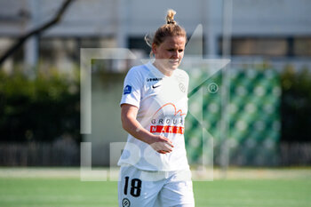 2021-04-17 - Dominika Skorvankova of Montpellier Herault Sport Club reacts during the Women's French championship D1 Arkema football match between GPSO 92 Issy and Montpellier HSC on April 17, 2021 at Le Gallo stadium in Boulogne-Billancourt, France - Photo Melanie Laurent / A2M Sport Consulting / DPPI - GPSO 92 ISSY VS MONTPELLIER HSC - FRENCH WOMEN DIVISION 1 - SOCCER