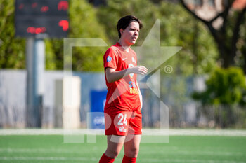 2021-04-17 - Melanie Carvalho of GPSO 92 Issy reacts during the Women's French championship D1 Arkema football match between GPSO 92 Issy and Montpellier HSC on April 17, 2021 at Le Gallo stadium in Boulogne-Billancourt, France - Photo Melanie Laurent / A2M Sport Consulting / DPPI - GPSO 92 ISSY VS MONTPELLIER HSC - FRENCH WOMEN DIVISION 1 - SOCCER