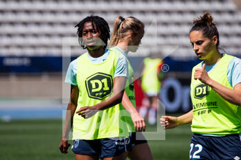 2021-04-24 - Oriane Jean Francois of Paris FC warms up ahead of the Women's French championship D1 Arkema football match between Paris FC and FC Fleury 91 on April 24, 2021 at Charlety stadium in Paris, France - Photo Antoine Massinon / A2M Sport Consulting / DPPI - PARIS FC VS FC FLEURY 91 - FRENCH WOMEN DIVISION 1 - SOCCER