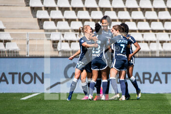 2021-04-24 - Coumba Sow of Paris FC celebrates after scoring during the Women's French championship D1 Arkema football match between Paris FC and FC Fleury 91 on April 24, 2021 at Charlety stadium in Paris, France - Photo Antoine Massinon / A2M Sport Consulting / DPPI - PARIS FC VS FC FLEURY 91 - FRENCH WOMEN DIVISION 1 - SOCCER