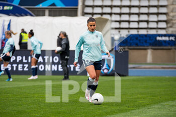 2021-05-06 - Cindy Ferreira of Paris FC warms up ahead of the Women's French championship D1 Arkema football match between Paris FC and Paris Saint-Germain on May 6, 2021 at Charlety stadium in Paris, France - Photo Antoine Massinon / A2M Sport Consulting / DPPI - PARIS FC VS PARIS SAINT-GERMAIN - FRENCH WOMEN DIVISION 1 - SOCCER