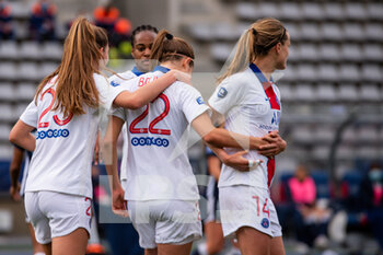 2021-05-06 - Signe Bruun of Paris Saint Germain celebrates after scoring during the Women's French championship D1 Arkema football match between Paris FC and Paris Saint-Germain on May 6, 2021 at Charlety stadium in Paris, France - Photo Antoine Massinon / A2M Sport Consulting / DPPI - PARIS FC VS PARIS SAINT-GERMAIN - FRENCH WOMEN DIVISION 1 - SOCCER