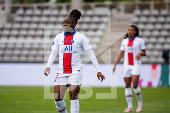 2021-05-06 - Sandy Baltimore of Paris Saint Germain reacts during the Women's French championship D1 Arkema football match between Paris FC and Paris Saint-Germain on May 6, 2021 at Charlety stadium in Paris, France - Photo Melanie Laurent / A2M Sport Consulting / DPPI - PARIS FC VS PARIS SAINT-GERMAIN - FRENCH WOMEN DIVISION 1 - SOCCER