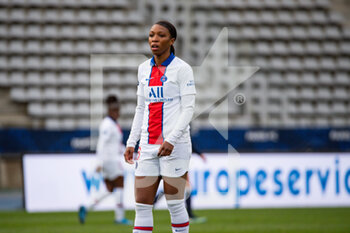 2021-05-06 - Grace Geyoro of Paris Saint Germain reacts during the Women's French championship D1 Arkema football match between Paris FC and Paris Saint-Germain on May 6, 2021 at Charlety stadium in Paris, France - Photo Melanie Laurent / A2M Sport Consulting / DPPI - PARIS FC VS PARIS SAINT-GERMAIN - FRENCH WOMEN DIVISION 1 - SOCCER