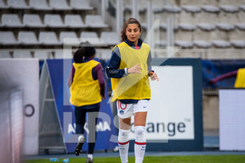 2021-05-06 - Nadia Nadim of Paris Saint Germain warms up during the Women's French championship D1 Arkema football match between Paris FC and Paris Saint-Germain on May 6, 2021 at Charlety stadium in Paris, France - Photo Melanie Laurent / A2M Sport Consulting / DPPI - PARIS FC VS PARIS SAINT-GERMAIN - FRENCH WOMEN DIVISION 1 - SOCCER