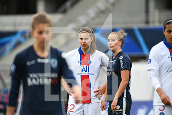 2021-05-06 - Signe Bruun of Paris Saint Germain and Thea Greboval of Paris FC during the Women's French championship D1 Arkema football match between Paris FC and Paris Saint-Germain on May 6, 2021 at Charlety stadium in Paris, France - Photo Victor Joly / DPPI - PARIS FC VS PARIS SAINT-GERMAIN - FRENCH WOMEN DIVISION 1 - SOCCER