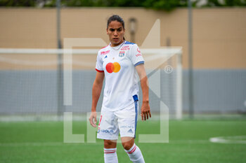 2021-05-09 - Amel Majri of Olympique Lyonnais reacts during the Women's French championship D1 Arkema football match between GPSO 92 Issy and Olympique Lyonnais on May 9, 2021 at Le Gallo stadium in Boulogne-Billancourt, France - Photo Melanie Laurent / A2M Sport Consulting / DPPI - GPSO 92 ISSY VS OLYMPIQUE LYONNAIS - FRENCH WOMEN DIVISION 1 - SOCCER