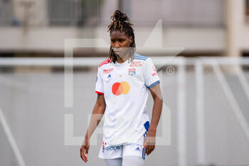 2021-05-09 - Kadeisha Buchanan of Olympique Lyonnais reacts during the Women's French championship D1 Arkema football match between GPSO 92 Issy and Olympique Lyonnais on May 9, 2021 at Le Gallo stadium in Boulogne-Billancourt, France - Photo Antoine Massinon / A2M Sport Consulting / DPPI - GPSO 92 ISSY VS OLYMPIQUE LYONNAIS - FRENCH WOMEN DIVISION 1 - SOCCER
