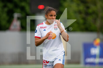 2021-05-09 - Delphine Cascarino of Olympique Lyonnais reacts during the Women's French championship D1 Arkema football match between GPSO 92 Issy and Olympique Lyonnais on May 9, 2021 at Le Gallo stadium in Boulogne-Billancourt, France - Photo Antoine Massinon / A2M Sport Consulting / DPPI - GPSO 92 ISSY VS OLYMPIQUE LYONNAIS - FRENCH WOMEN DIVISION 1 - SOCCER