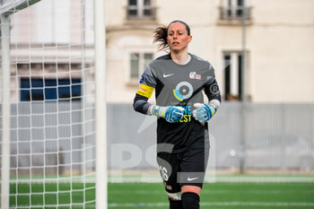 2021-05-09 - Laetitia Philippe GPSO 92 Issy reacts during the Women's French championship D1 Arkema football match between GPSO 92 Issy and Olympique Lyonnais on May 9, 2021 at Le Gallo stadium in Boulogne-Billancourt, France - Photo Antoine Massinon / A2M Sport Consulting / DPPI - GPSO 92 ISSY VS OLYMPIQUE LYONNAIS - FRENCH WOMEN DIVISION 1 - SOCCER