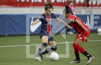 2021-06-04 - Ramona Bachmann of PSG during the Women's French championship D1 Arkema football match between Paris Saint-Germain (PSG) and Dijon FCO on June 4, 2021 at Stade Jean Bouin in Paris, France - Photo Jean Catuffe / DPPI - PARIS SAINT-GERMAIN VS DIJON FCO - FRENCH WOMEN DIVISION 1 - SOCCER