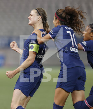2021-06-04 - Irene Paredes of PSG celebrates her goal during the Women's French championship D1 Arkema football match between Paris Saint-Germain and Dijon FCO on June 4, 2021 at Jean Bouin stadium in Paris, France - Photo Loic Baratoux / DPPI - PARIS SAINT-GERMAIN VS DIJON FCO - FRENCH WOMEN DIVISION 1 - SOCCER