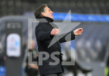 2021-01-23 - Head coach Bruno Labbadia (Hertha) during the German championship Bundesliga football match between Hertha BSC and SV Werder Bremen on January 23, 2021 at Olympiastadion in Berlin, Germany - Photo Frank Peters / Witters / firo Sportphoto / DPPI - HERTHA BSC AND SV WERDER BREMEN - GERMAN BUNDESLIGA - SOCCER
