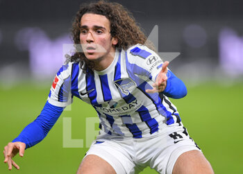 2021-01-23 - Matteo Guendouzi (Hertha) during the German championship Bundesliga football match between Hertha BSC and SV Werder Bremen on January 23, 2021 at Olympiastadion in Berlin, Germany - Photo Frank Peters / Witters / firo Sportphoto / DPPI - HERTHA BSC AND SV WERDER BREMEN - GERMAN BUNDESLIGA - SOCCER