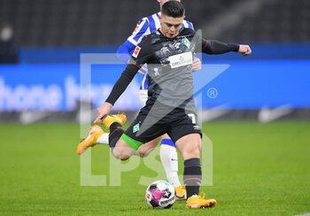 2021-01-23 - Milot Rashica (Bremen) during the German championship Bundesliga football match between Hertha BSC and SV Werder Bremen on January 23, 2021 at Olympiastadion in Berlin, Germany - Photo Frank Peters / Witters / firo Sportphoto / DPPI - HERTHA BSC AND SV WERDER BREMEN - GERMAN BUNDESLIGA - SOCCER