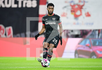2021-01-30 - Timothy Fosu-Mensah of Bayer 04 Leverkusen during the German championship Bundesliga football match between RB Leipzig and Bayer 04 Leverkusen on January 30, 2021 at Red Bull Arena in Leipzig, Germany - Photo Tim Groothuis / Witters / firo Sportphoto / DPPI - RB LEIPZIG AND BAYER 04 LEVERKUSEN - GERMAN BUNDESLIGA - SOCCER