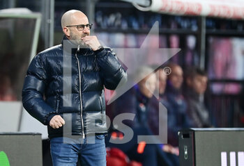 2021-01-30 - Bayer 04 Leverkusen coach Peter Bosz during the German championship Bundesliga football match between RB Leipzig and Bayer 04 Leverkusen on January 30, 2021 at Red Bull Arena in Leipzig, Germany - Photo Tim Groothuis / Witters / firo Sportphoto / DPPI - RB LEIPZIG AND BAYER 04 LEVERKUSEN - GERMAN BUNDESLIGA - SOCCER