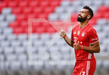 2021-02-27 - Eric Maxim Choupo-Moting of Bayern Munich celebrates after his goal during the German championship Bundesliga football match between Bayern Munich and FC Koln on February 27, 2021 at Allianz Arena in Munich, Germany - Photo Lennart Preiss / Witters / firo Sportphoto / DPPI - BAYERN MUNICH AND FC KOLN - GERMAN BUNDESLIGA - SOCCER