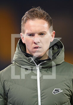2021-03-19 - RB Leipzig coach Julian Nagelsmann during the German championship Bundesliga football match between Arminia Bielefeld and RB Leipzig on March 19, 2021 at the Schueco Arena in Bielefeld, Germany - Photo Tim Groothuis / Witters / firo sportphoto / DPPI - ARMINIA BIELEFELD AND RB LEIPZIG - GERMAN BUNDESLIGA - SOCCER
