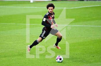 2021-04-03 - Leroy Sane of Bayern Munich during the German championship Bundesliga football match between RB Leipzig and Bayern Munich on April 3, 2021 at Red Bull Arena in Leipzig, Germany - Photo Valeria Witters / Witters / firo sportphoto / DPPI - RB LEIPZIG VS BAYERN MUNICH - GERMAN BUNDESLIGA - SOCCER
