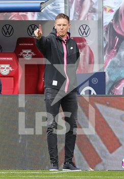 2021-04-25 - Coach Julian Nagelsmann of RB Leipzig during the German championship Bundesliga football match between Red Bull Leipzig and VfB Stuttgart on April 25, 2021 at Red Bull Arena in Leipzig, Germany - Photo Ralf Ibing / firo Sportphoto / DPPI - RED BULL LEIPZIG VS VFB STUTTGART - GERMAN BUNDESLIGA - SOCCER