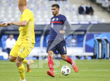 2020-10-07 - Houssem Aouar of France during the Friendly Game football match between France and Ukraine on October 7, 2020 at Stade de France in Saint-Denis, France - Photo Jean Catuffe / DPPI - FRANCE VS UKRAINE - FRIENDLY MATCH - SOCCER