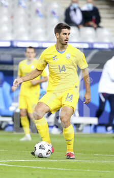 2020-10-07 - Igor Kharatin of Ukraine during the Friendly Game football match between France and Ukraine on October 7, 2020 at Stade de France in Saint-Denis, France - Photo Jean Catuffe / DPPI - FRIENDLY GAME FOOTBALL MATCH BETWEEN FRANCE AND UKRAINE - FRIENDLY MATCH - SOCCER