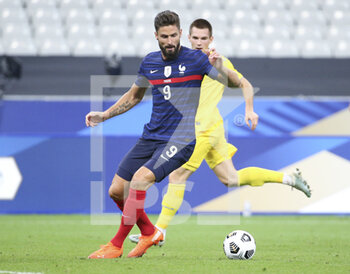 2020-10-07 - Olivier Giroud of France during the international friendly game football match between France and Ukraine on October 7, 2020 at Stade de France in Saint-Denis, France - Photo Jean Catuffe / DPPI - FRIENDLY GAME FOOTBALL MATCH BETWEEN FRANCE AND UKRAINE - FRIENDLY MATCH - SOCCER