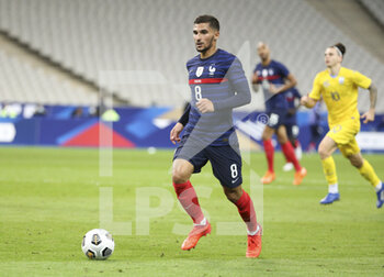 2020-10-07 - Houssem Aouar of France during the international friendly game football match between France and Ukraine on October 7, 2020 at Stade de France in Saint-Denis, France - Photo Jean Catuffe / DPPI - FRIENDLY GAME FOOTBALL MATCH BETWEEN FRANCE AND UKRAINE - FRIENDLY MATCH - SOCCER