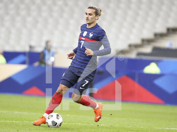 2020-10-07 - Antoine Griezmann of France during the international friendly game football match between France and Ukraine on October 7, 2020 at Stade de France in Saint-Denis, France - Photo Jean Catuffe / DPPI - FRIENDLY GAME FOOTBALL MATCH BETWEEN FRANCE AND UKRAINE - FRIENDLY MATCH - SOCCER