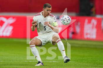 2021-03-24 - Jan Vertonghen of Belgium during the FIFA World Cup 2022, Qualifiers Group E football match between Belgium and Wales on March 24, 2021 at King Power at Den Dreef Stadion in Leuven, Belgium - Photo Jeroen Meuwsen / Orange Pictures / DPPI - FIFA WORLD CUP 2020 QUALIFIERS - BELGIUM AND WALES - FIFA WORLD CUP - SOCCER