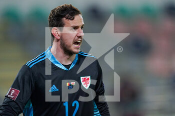 2021-03-24 - Danny Ward of Wales during the FIFA World Cup 2022, Qualifiers Group E football match between Belgium and Wales on March 24, 2021 at King Power at Den Dreef Stadion in Leuven, Belgium - Photo Jeroen Meuwsen / Orange Pictures / DPPI - FIFA WORLD CUP 2020 QUALIFIERS - BELGIUM AND WALES - FIFA WORLD CUP - SOCCER