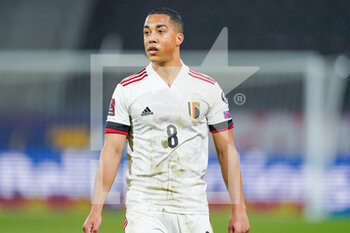 2021-03-24 - Youri Tielemans of Belgium during the FIFA World Cup 2022, Qualifiers Group E football match between Belgium and Wales on March 24, 2021 at King Power at Den Dreef Stadion in Leuven, Belgium - Photo Jeroen Meuwsen / Orange Pictures / DPPI - FIFA WORLD CUP 2020 QUALIFIERS - BELGIUM AND WALES - FIFA WORLD CUP - SOCCER