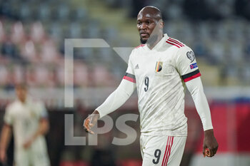 2021-03-24 - Romelu Lukaku of Belgium during the FIFA World Cup 2022, Qualifiers Group E football match between Belgium and Wales on March 24, 2021 at King Power at Den Dreef Stadion in Leuven, Belgium - Photo Jeroen Meuwsen / Orange Pictures / DPPI - FIFA WORLD CUP 2020 QUALIFIERS - BELGIUM AND WALES - FIFA WORLD CUP - SOCCER