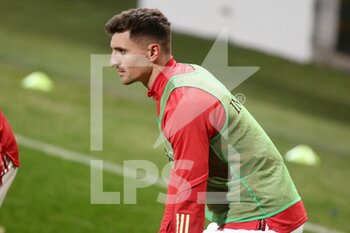 2021-03-24 - Thomas Meunier of Belgium warms up during the FIFA World Cup 2022, Qualifiers Group E football match between Belgium and Wales on March 24, 2021 at King Power at Den Dreef Stadion in Leuven, Belgium - Photo Laurent Lairys / DPPI - FIFA WORLD CUP 2020 QUALIFIERS - BELGIUM AND WALES - FIFA WORLD CUP - SOCCER