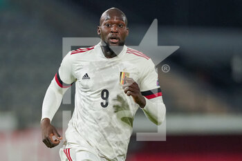 2021-03-24 - Romelu Lukaku of Belgium during the FIFA World Cup 2022, Qualifiers Group E football match between Belgium and Wales on March 24, 2021 at King Power at Den Dreef Stadion in Leuven, Belgium - Photo Jeroen Meuwsen / Orange Pictures / DPPI - FIFA WORLD CUP 2020 QUALIFIERS - BELGIUM AND WALES - FIFA WORLD CUP - SOCCER