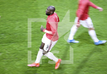 2021-03-24 - Romelu Lukaku of Belgium during the FIFA World Cup 2022, Qualifiers Group E football match between Belgium and Wales on March 24, 2021 at King Power at Den Dreef Stadion in Leuven, Belgium - Photo Jean Catuffe / DPPI - FIFA WORLD CUP 2020 QUALIFIERS - BELGIUM AND WALES - FIFA WORLD CUP - SOCCER