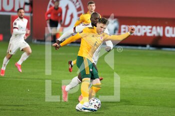 2021-03-24 - Joe Rodon of Wales during the FIFA World Cup 2022, Qualifiers Group E football match between Belgium and Wales on March 24, 2021 at King Power at Den Dreef Stadion in Leuven, Belgium - Photo Laurent Lairys / DPPI - FIFA WORLD CUP 2020 QUALIFIERS - BELGIUM AND WALES - FIFA WORLD CUP - SOCCER