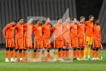 2021-03-24 - Team of Netherlands during the FIFA World Cup 2022, Qualifiers, Group G football match between Turkey and Netherlands on March 24, 2021 at Ali Sali Yen Stadium in Istanbul, Turkey - Photo Marcel ter Bals / Orange Pictures / DPPI - WORLD CUP 2020 QUALIFIERS - TURKEY AND NETHERLANDS - FIFA WORLD CUP - SOCCER